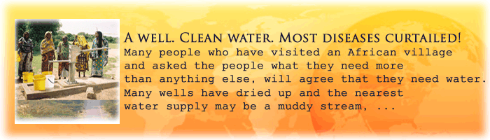 Water, wells, clean water